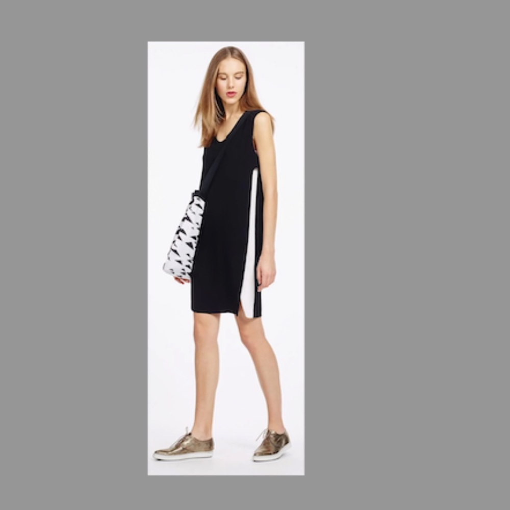 NWOT Cop Copine French ‘Gossip’ B/W Dress